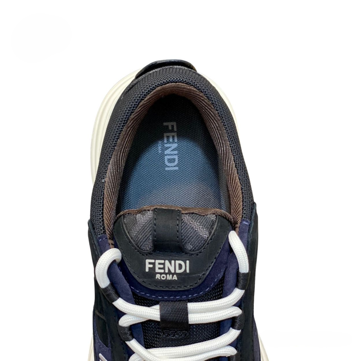 Men's Fendi Roma Match Black Sneakers