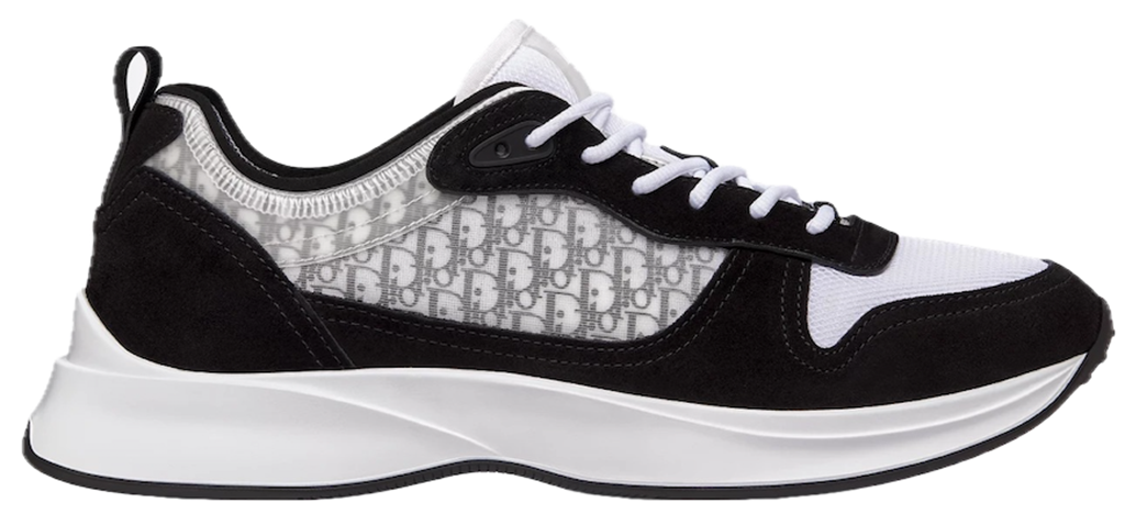 Men's Dior B25 Runner Black Suede Sneakers